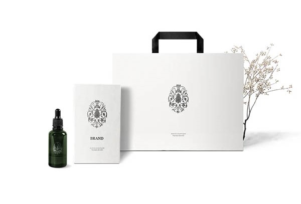 Mẫu thiết kế đơn giản, phổ biến của túi giấy để mỹ phẩm