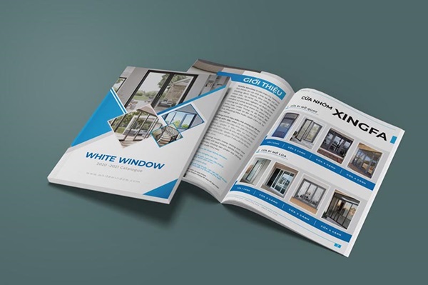 Mẫu catalogue dành cho những công ty sản xuất và cung cấp cửa sổ
