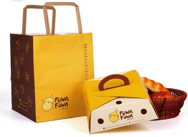 Mẫu túi giấy dùng đựng hoa quả tươi theo phong cách Nhật Bản