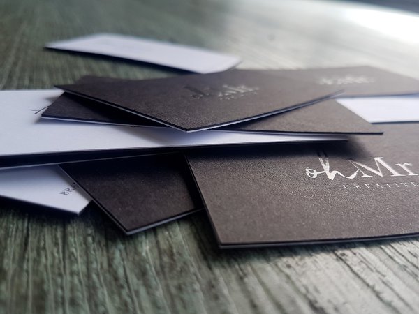 Giấy Notturno in name card mỹ thuật