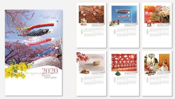 Lịch treo tường hình ảnh độc đáo