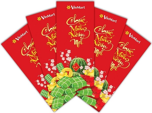 Mẫu bao lì xì giấy Bristol 