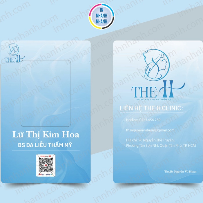 In thẻ nhựa tích hợp mã QR thông minh